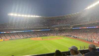 Kauffman Stadium section Miller Lite Rail