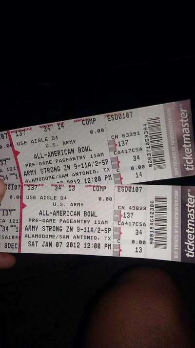 ALAMODOME section 137