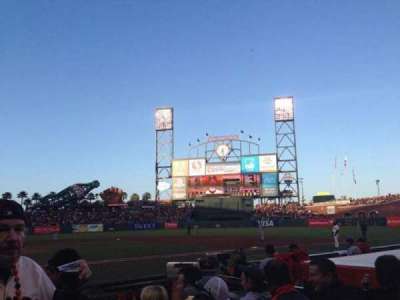Oracle park section 110