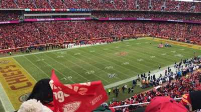 arrowhead stadium section 306