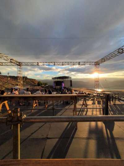 Gorge Amphitheatre section GA