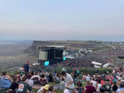 Gorge Amphitheatre section GA Lawn