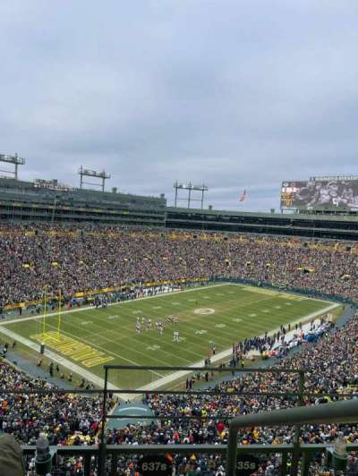 lambeau field section 637s