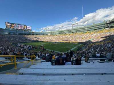 lambeau field section 132