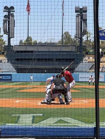 dodger stadium section 1DG