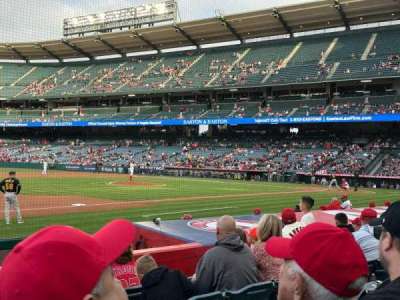 Angel Stadium section 110