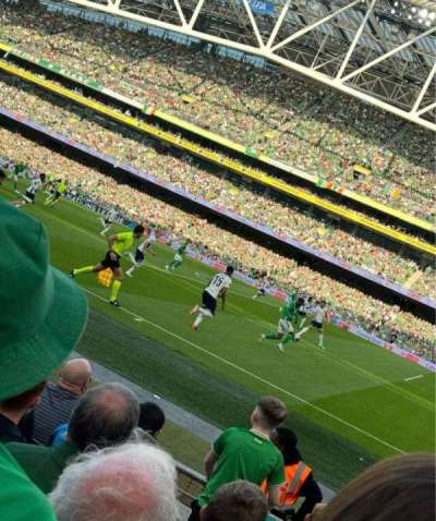 Aviva stadium section 121
