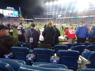 Gillette Stadium section 124