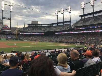 COMERICA PARK section 135