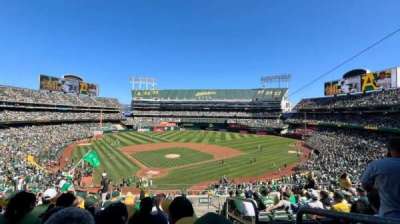 Oakland Coliseum section 216