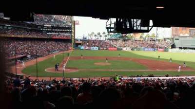 Oracle park section 110