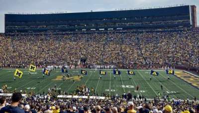 Michigan Stadium section 22