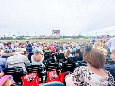 Churchill Downs section Homestretch Club Section 6