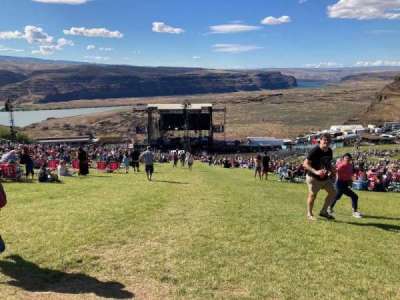 Gorge Amphitheatre section From the 