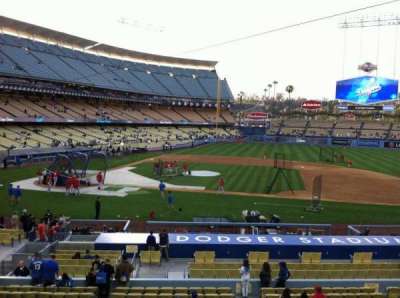 dodger stadium section 132LG