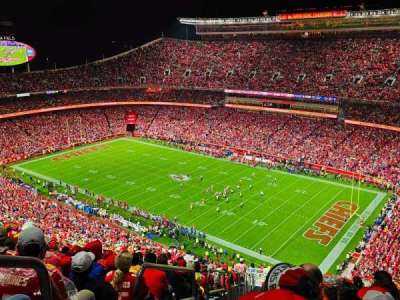 arrowhead stadium section 341