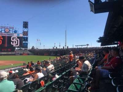 Oracle park section 112