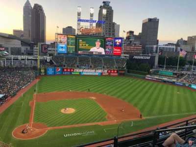 Progressive Field section 450