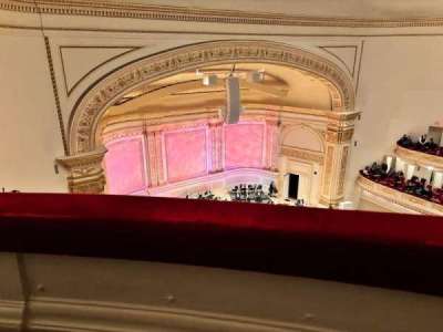 Carnegie Hall section Lower Side Balcony L