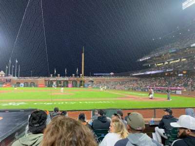 Oracle park section 122
