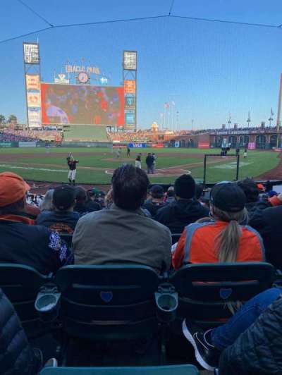 Oracle park section 117