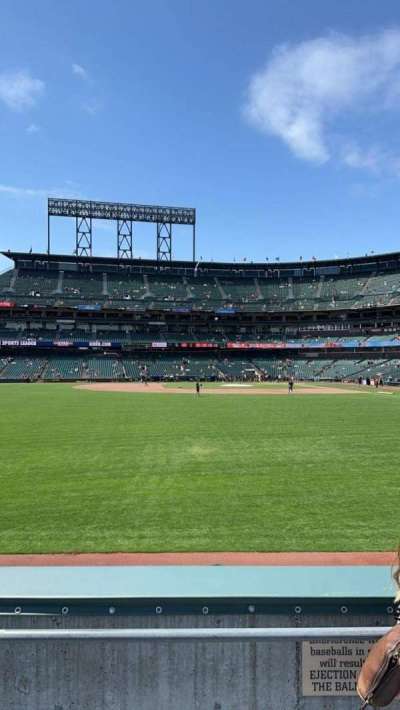 Oracle park section 138