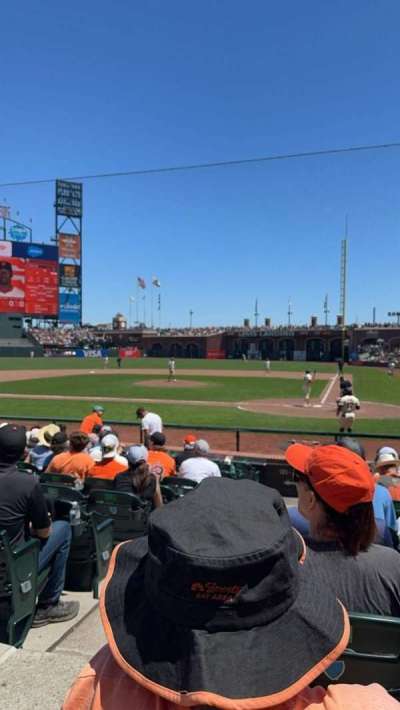 Oracle park section 119