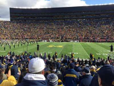 Michigan Stadium section 22