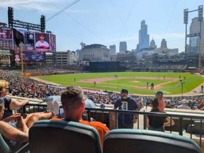 Comerica Park section TD129B
