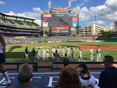 COMERICA PARK section 122