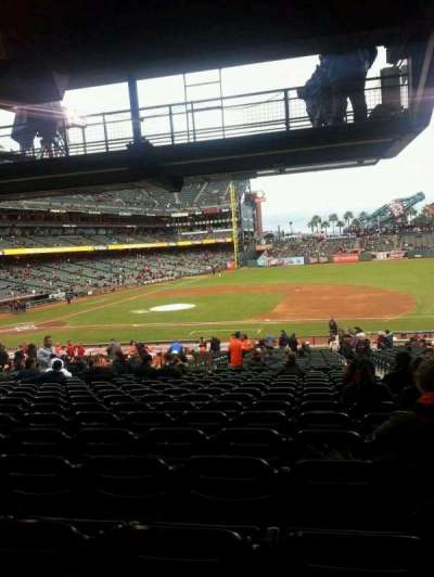 Oracle park section 107