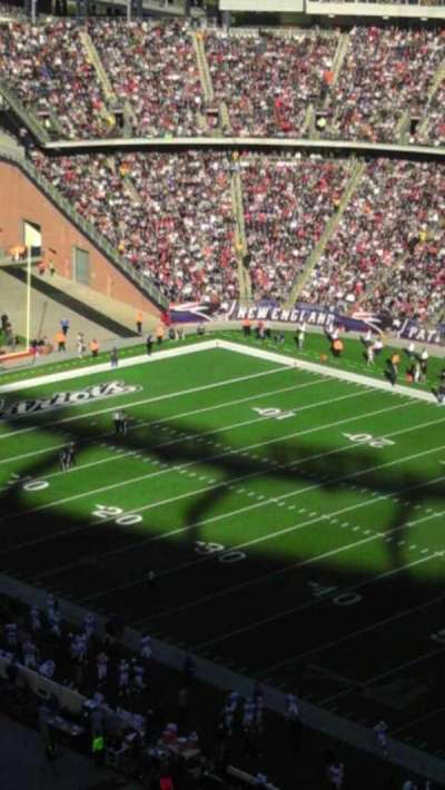 Gillette Stadium section 327