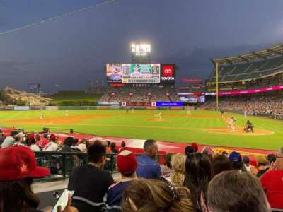 Angel Stadium section 114