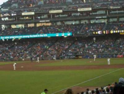 Oracle park section 134