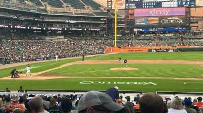 COMERICA PARK section 122