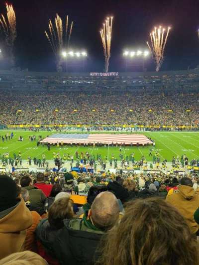 lambeau field section 120