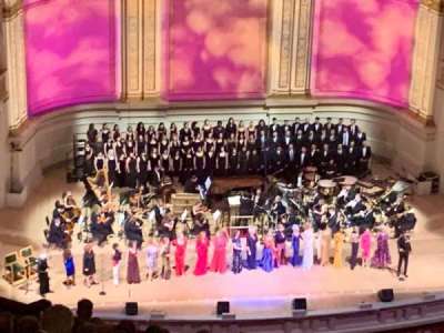 Carnegie Hall section Upper Balcony LC