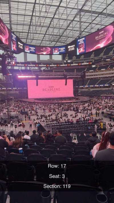 Sofi Stadium section 119