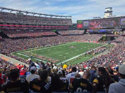 Gillette Stadium section 216