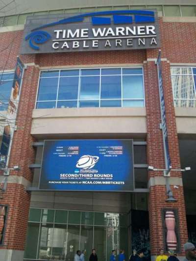 Spectrum Center section 5th Street Entrance