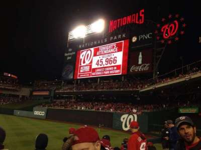 NATIONALS Park section 136