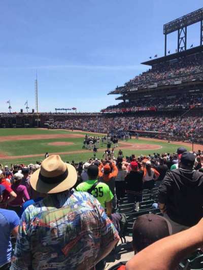 Oracle park section 124