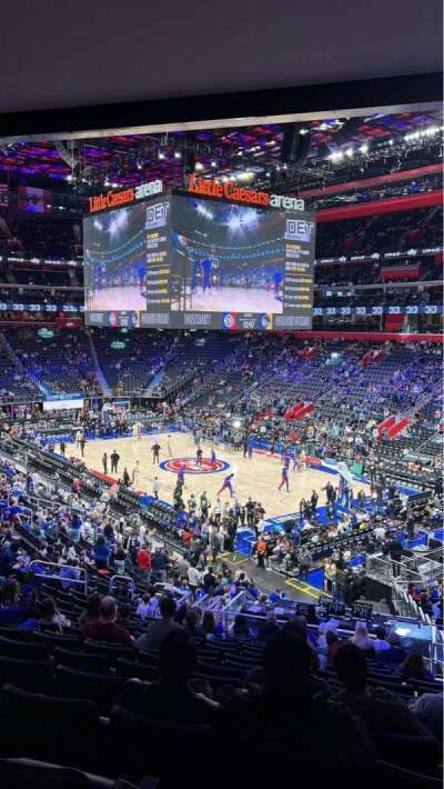 Little Caesars Arena section 105