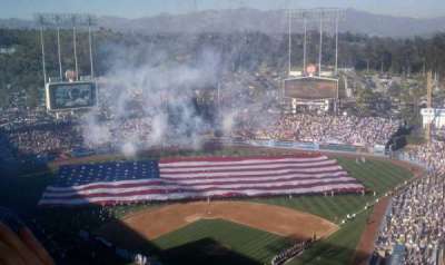 dodger stadium section 1RS