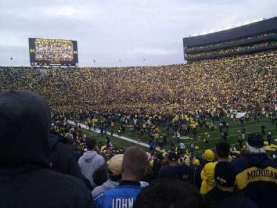 Michigan Stadium section 17