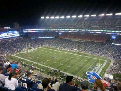 Gillette Stadium section 304