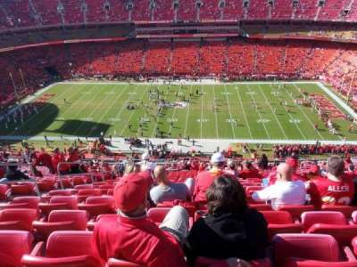 arrowhead stadium section 346