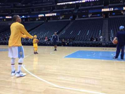 Ball Arena section Nuggets Bench