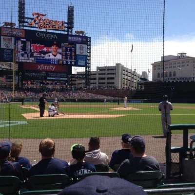 COMERICA PARK section 125