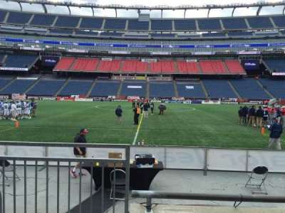 Gillette Stadium section 109